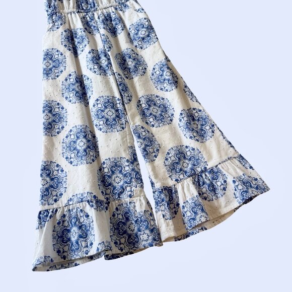 Girls Rachel Zoe for Janie & Jack Medallion Jumpsuit, Size 7 - Picture 9 of 9